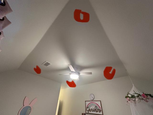 Installation of Four LED Ceiling Lights - Image 1